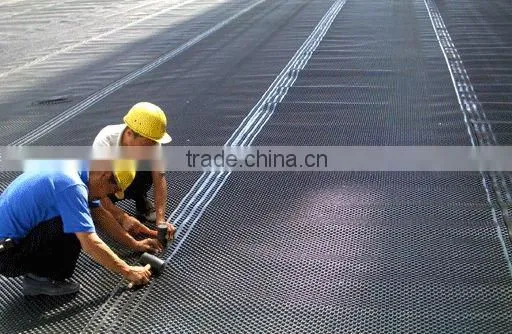 drainage board with geotextile