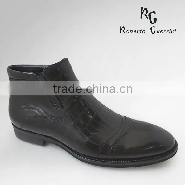 Men Leather Boots Goodyear Footwear