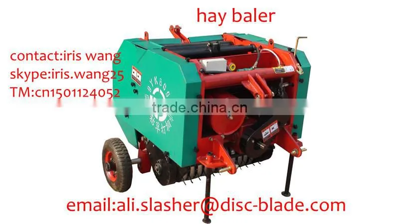 round hay baler machine