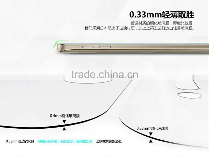 9H Tempered Glass Flim For Sumsung Galaxy Note 5 Screen Protector