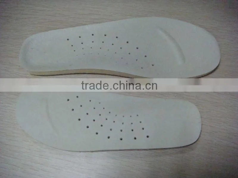 Genuine leather insole