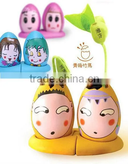 Cute egg magic bean for DIY planting