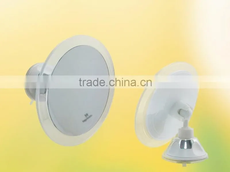 mirror wall mounted transparent bathroom makeup mirror