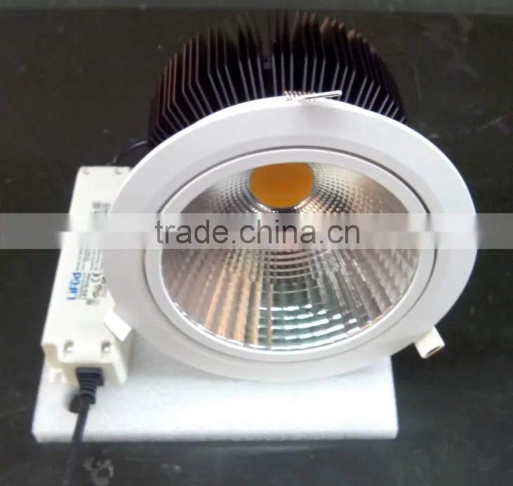 2016 high quality recessed COB led downlight 30W price With CE&Rohs