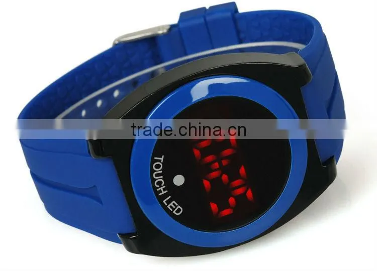 Smart Round Digital Date LED Classic Mens Lady Silicone Sport Touch Screen smart watch