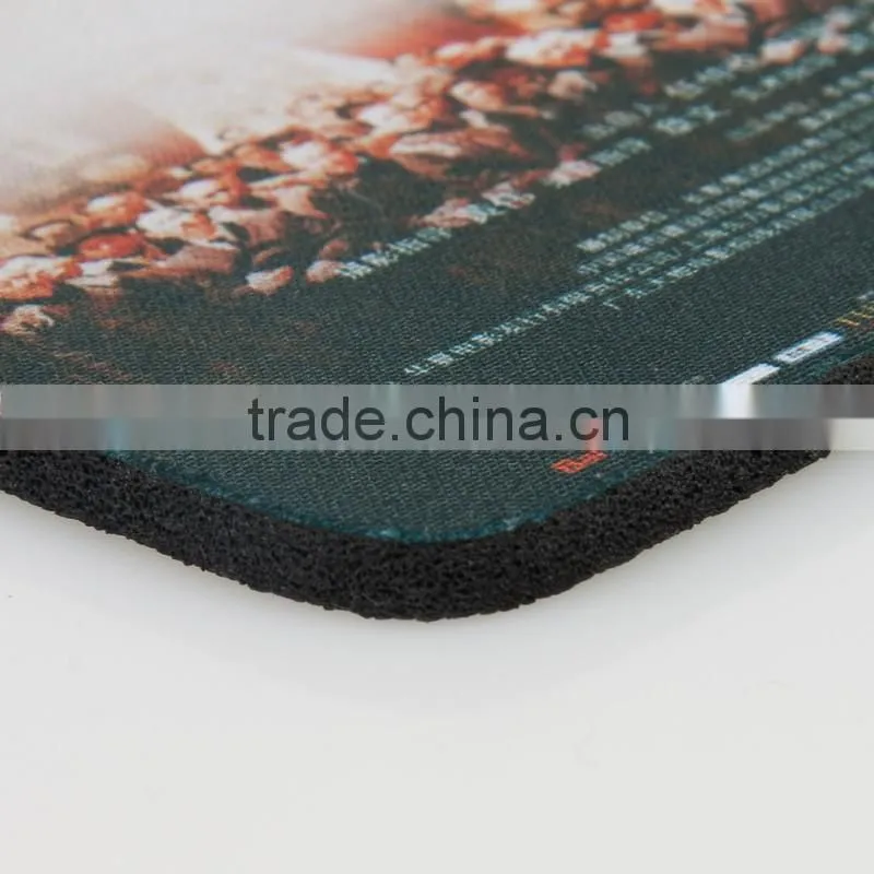 nice high quality digital printing heat transfer gaming mouse pad