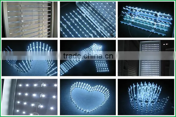 LED backlit led curtain, LED Ladder Backlight Module, DC 12V