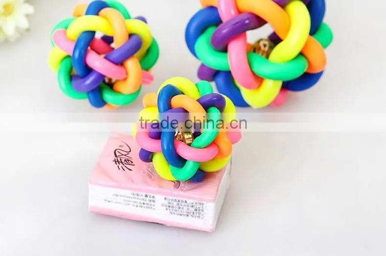 Factoryl wholesale Pastic Colour Small bell ball