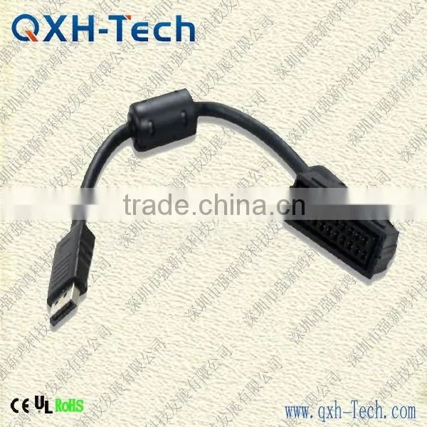 21P Scart Cable for Audio/Video Input/Output