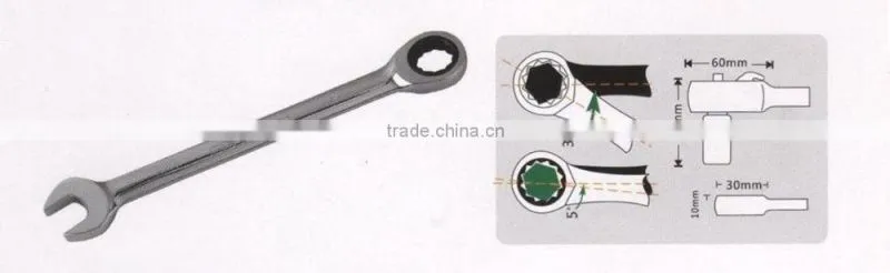 Hardware Tools Crv Combination Ratchet Wrench