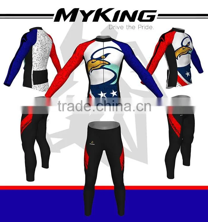 Top Quality With Full Print Long Sleeve Cycling Jersey Manufacture