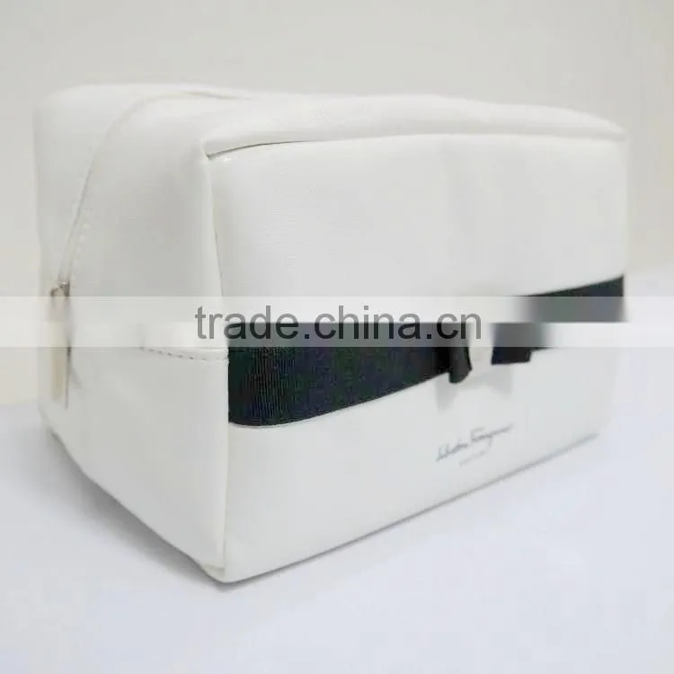2016 hot sale cosmetic bag luxury PU makeup bag factoy wholesale lady toiletry bag