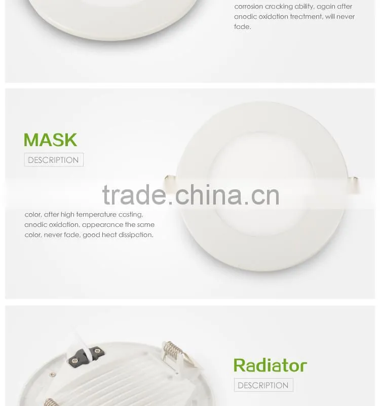 12W ce and Rohs certificate die casting led down light