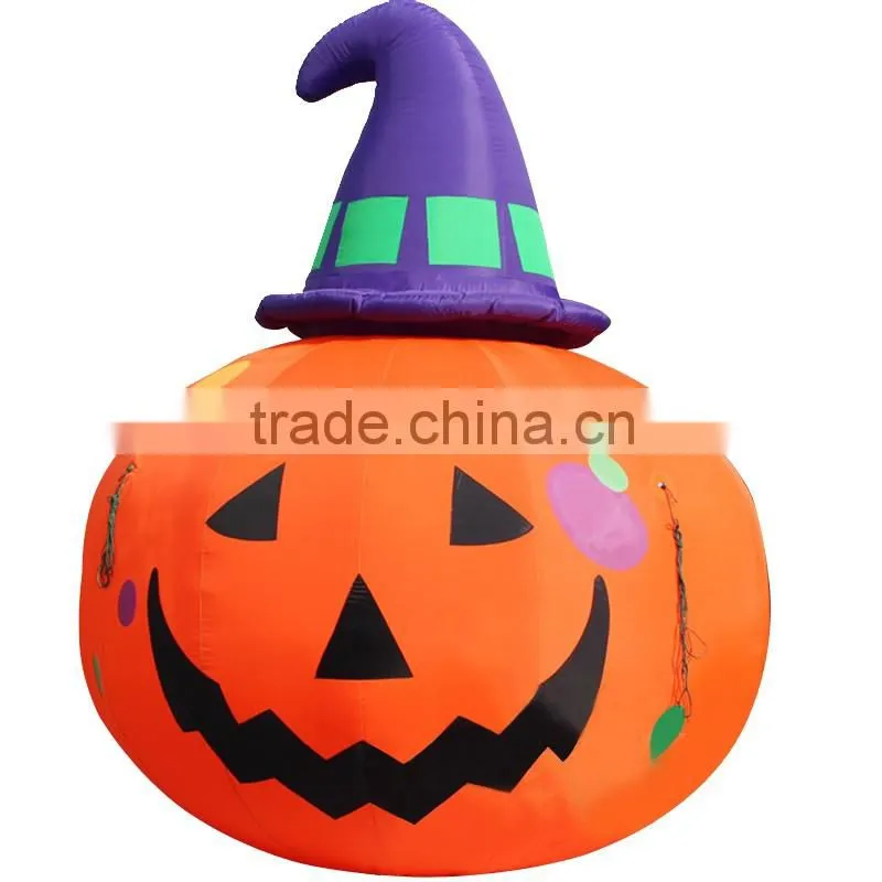 outdoor advertising helium balloon halloween big inflatable pumpkin model for hallowmas