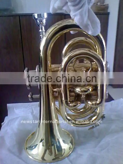 Gold lacquer Pocket trumpet