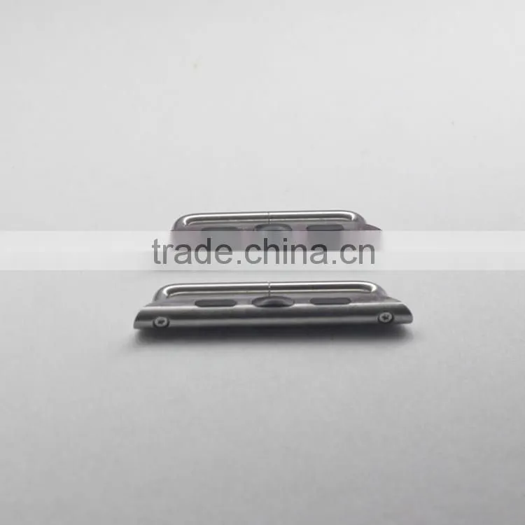 2015 Popular metal connection adapter for appIe smart watch straps