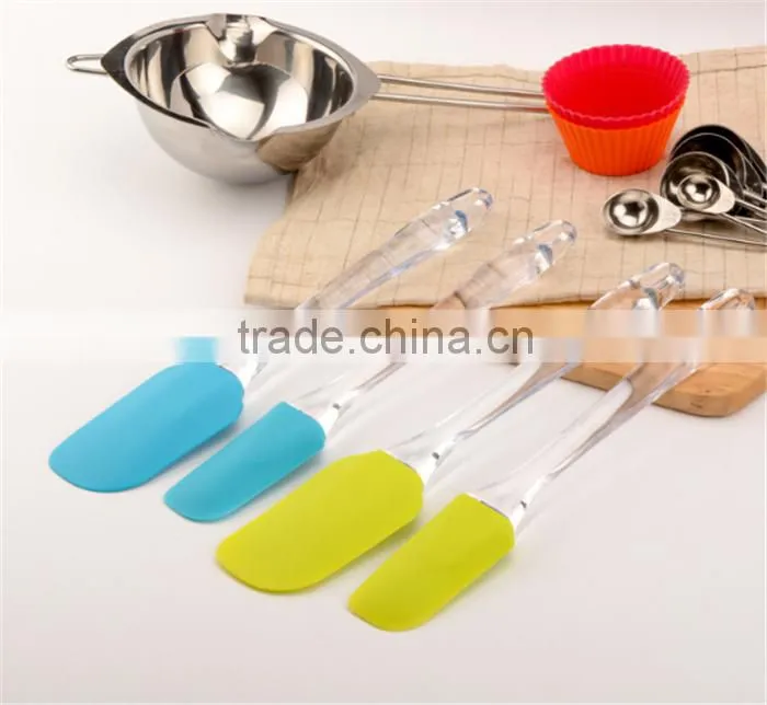 Durable and Heat Resistant Kitchen Utensils Silicone Spatula Silicon Basting Pastry silicone spatula set