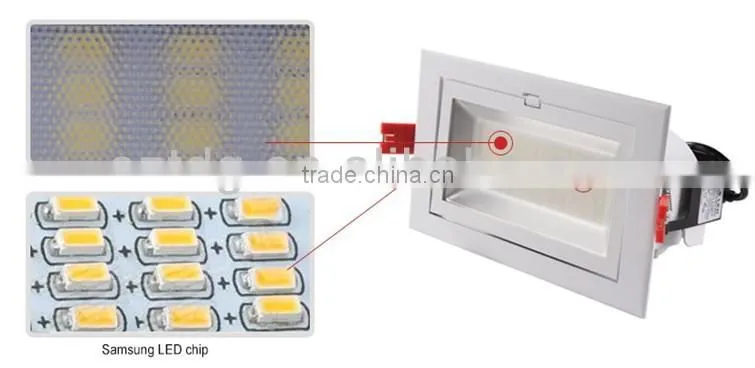 Samsung 5630 SMD 28w 38w 48w dimmable Led downlight(TongDa)