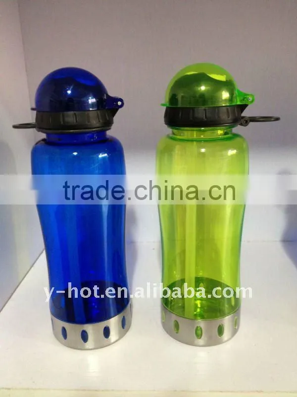 plastic water bottle with straw YH-P014