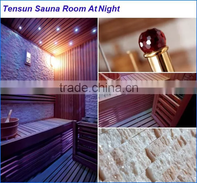 Luxury 4 persons wooden sauna room