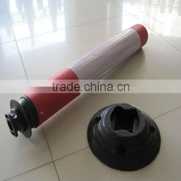 Flexible traffic post.PE Warning post