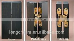 zinc alloy 180 degree hinges concealed folding table hinges