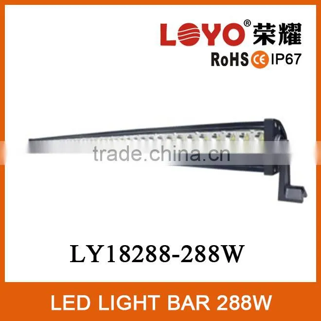 4x4 high power led driving light bar offroad 42PCS*3W 4x4 led light bar 20''