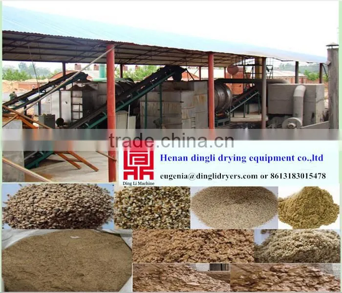 Coir fiber rotary dryers supplier and coconut shell charcoal machine