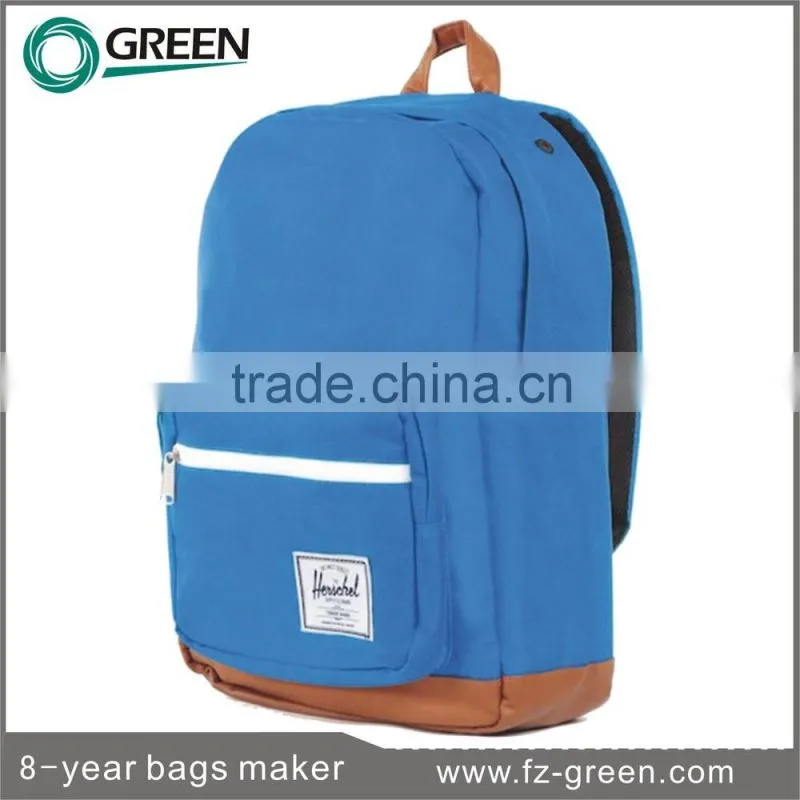 Polyester Material 2015 School backpack promotional man bag