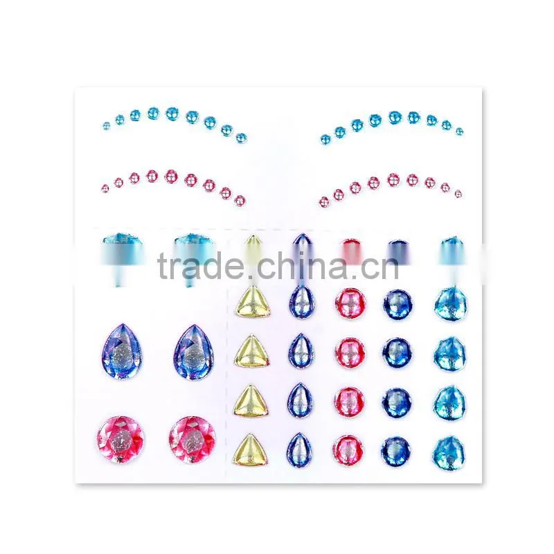 Indian Forehead Bindi Sticker Bollywood Bindi Sticker Self Adhesive Body Tattoo Gift For Women