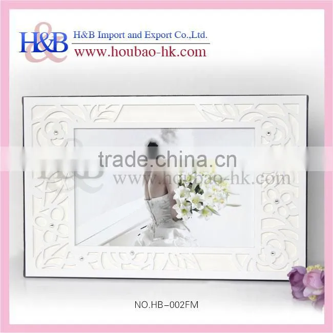 H&B White 8*12 Inch Wedding Cheap Plastic Photo Frame