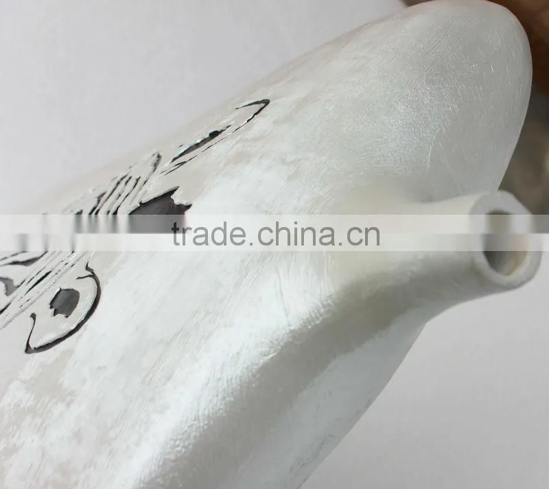DE-DDN036 zebra resin vase for wedding decorations