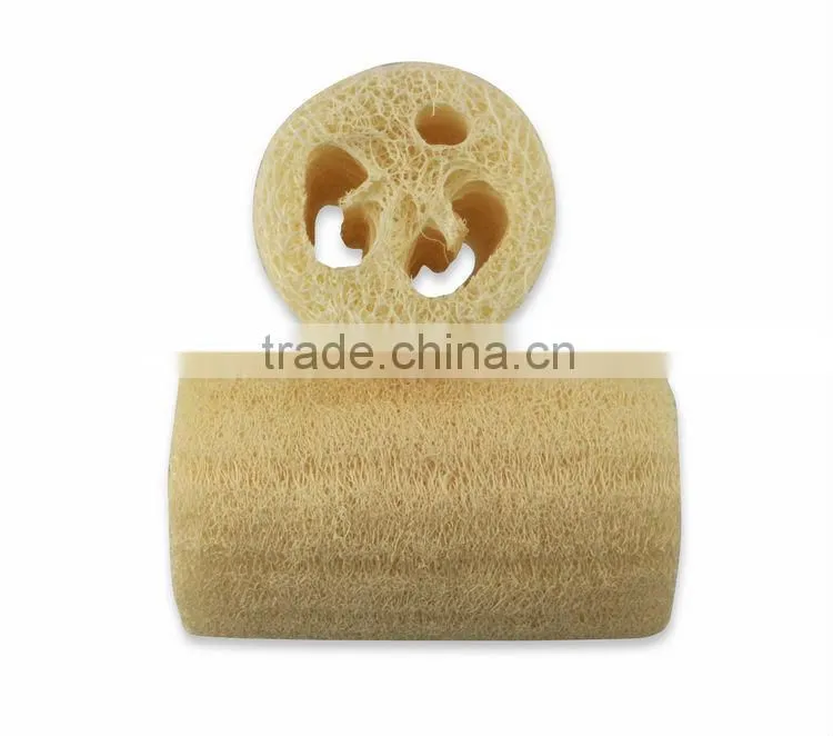Natural loofah bath scrubber