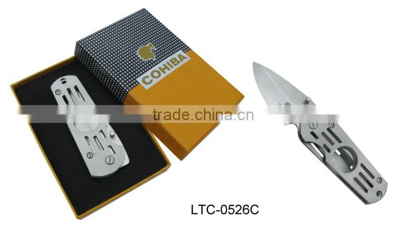 Cohiba Stainless steel tobacco cutter Cigar knife