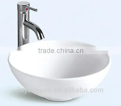bathroom art basin round white ceramic basin sanitary ware toilet with basin cheap price basinY826
