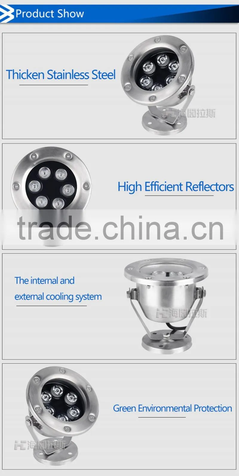 High Class Waterproof IP68 AC12V/24V 3W LED Underwater Light Water Landscape Lamp Fountain Swimming Pool Fish Aquarium Lighting