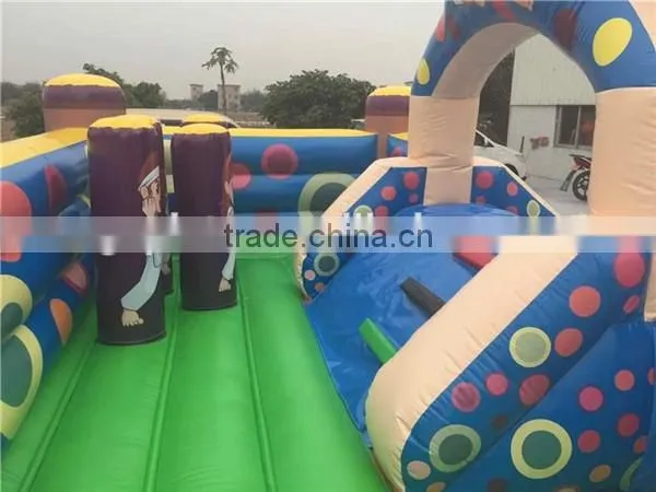 inflatable karate theme bouncer / inflatable taekwondo bouncer slide for kids