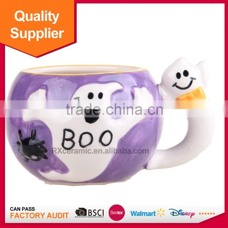 Halloween Festival creative pumpkin shape ceramic coffee mug