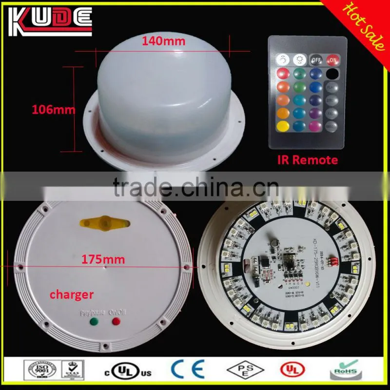 Battery powered LED light base/Waterproof LED light models with remote control