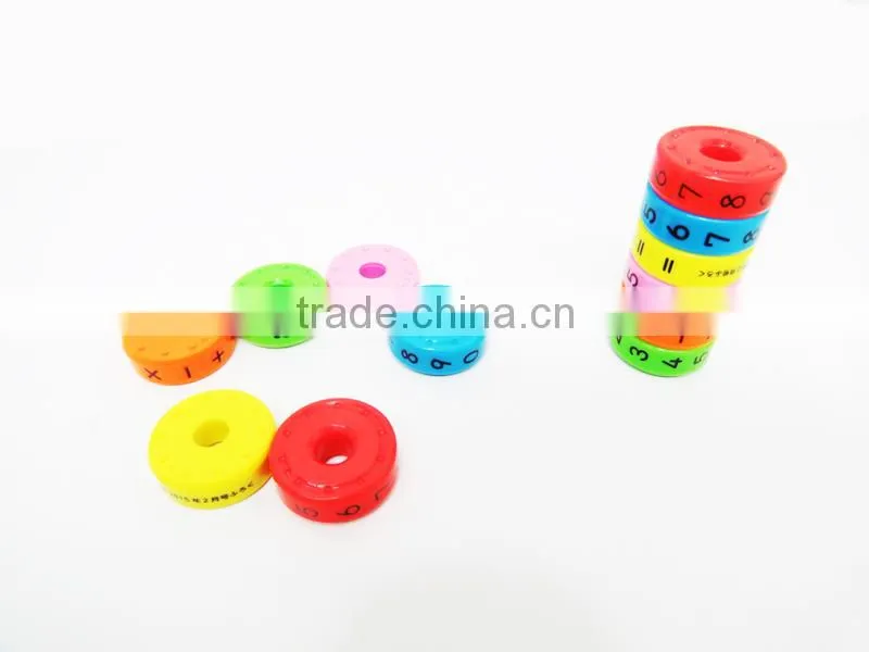 2015 Best quality 6pcs in 1 plastic magnetic toy promotional item