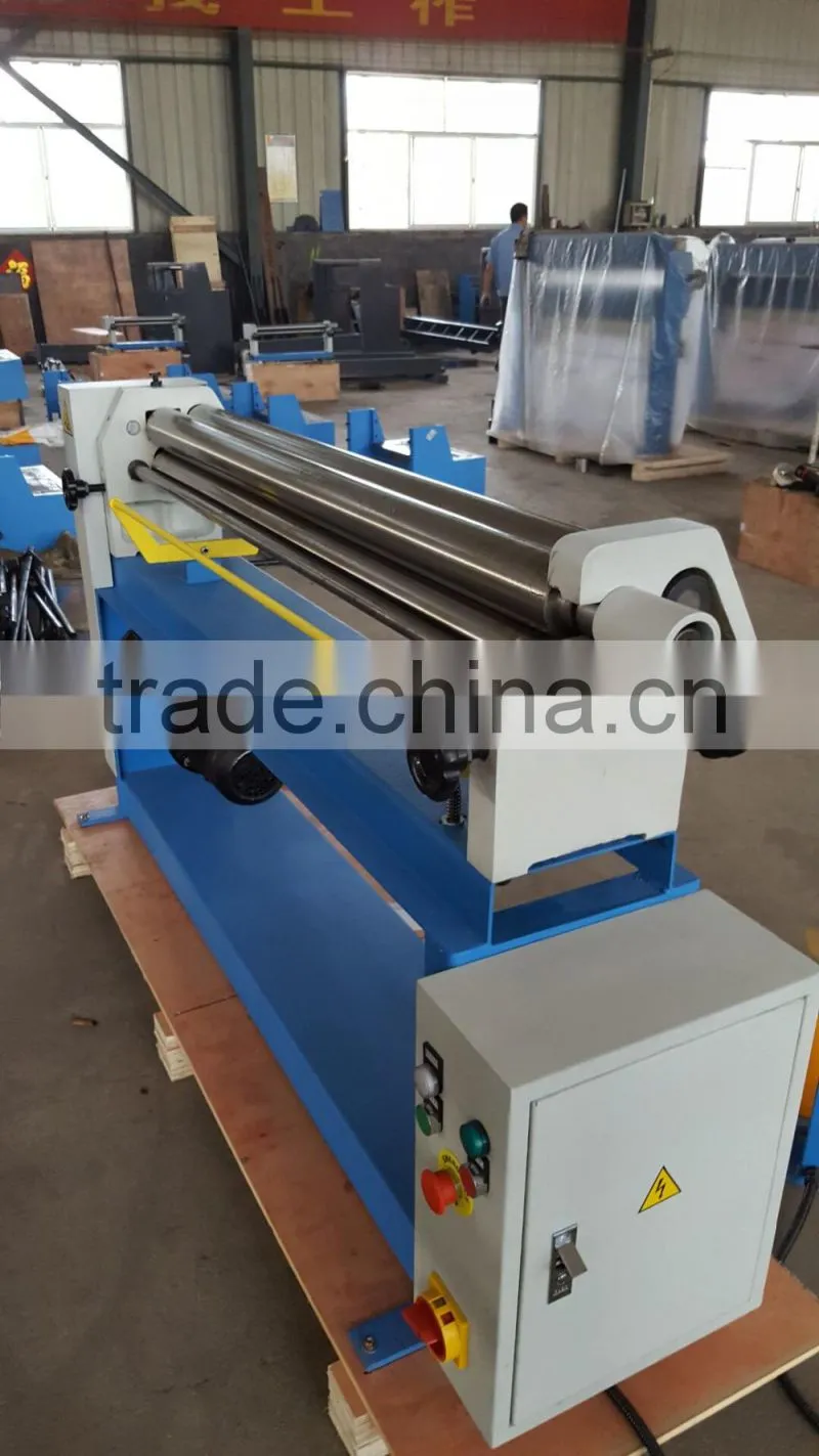 1.5mm thin plate rolling machine mechanical and 3 rollers steel plate rolling machine