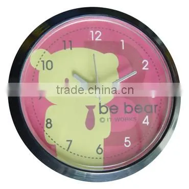 Magnetic fridge clock
