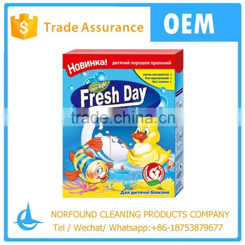 Well known paper box washing powder