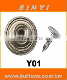 High quality Metal Customized Logo Jean Button