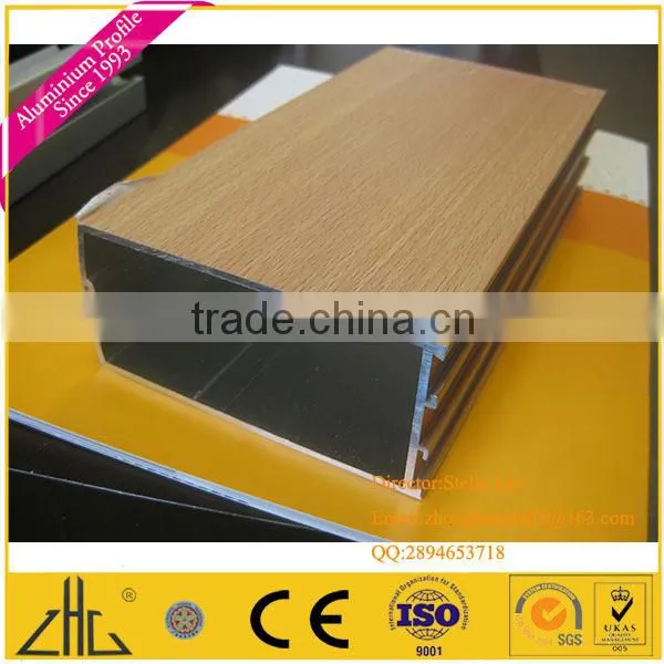 Wow!! Aluminium frame for partition factory, villa aluminium garden fence , scultured wooden grain aluminium fence slat profiles