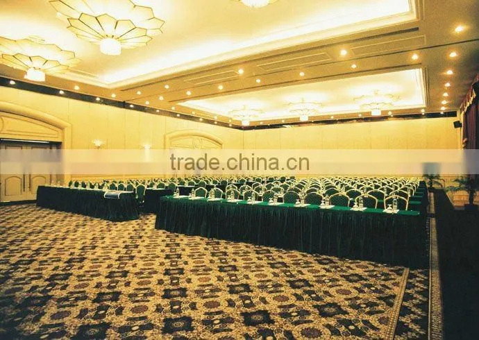 80%wool 20%nylon commercial cinema carpet