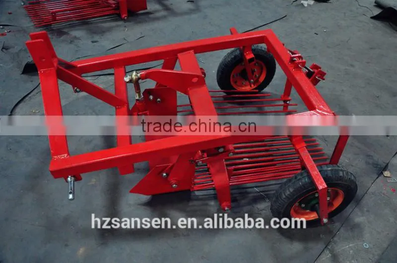 3 Point one Row Potato Digger for Tractors/ PTO Powered Potato Digger machine