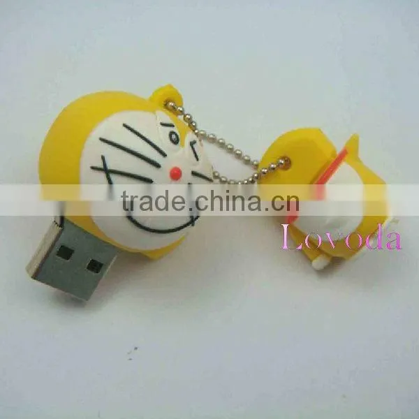 lovely metal USB key/ custom Promotional cat shaped USB Flash Drive/ 3D usb stick LFN-209
