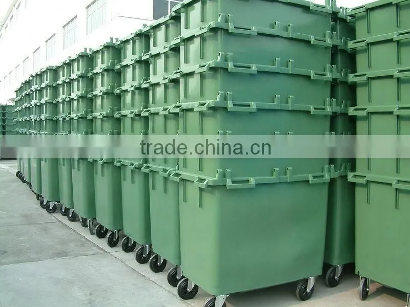 600 Litre plastic pallet box, plastic material pallet container with lid