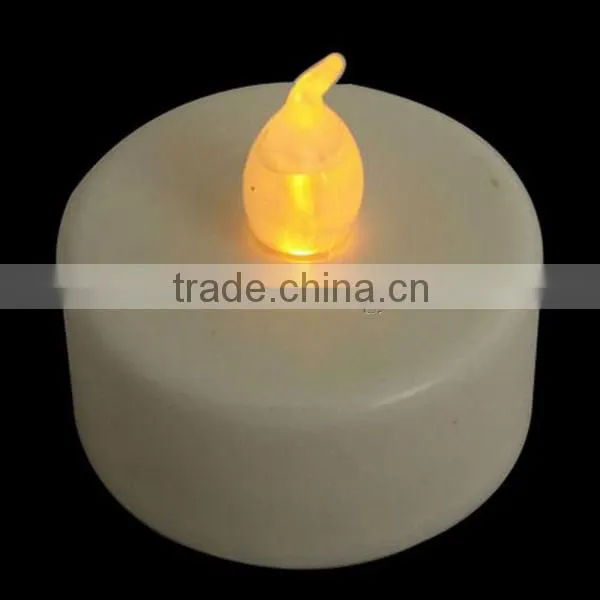 12Pcs Yellow Flameless LED Tealight Candle Flicker for Wedding Birthday Party Christmas Home Decoration
